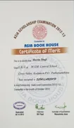 Asia Scholarship — Certificate of Merit